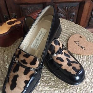 Lord & Taylor Women’s Loafers with Animal Print